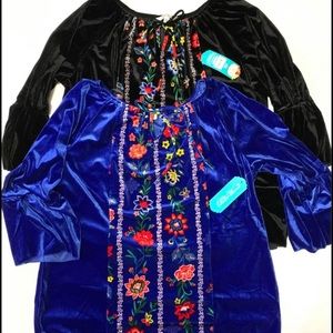 Pioneer woman 2 velvet tops